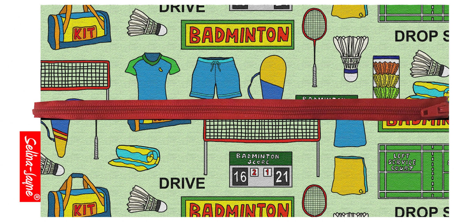 Badminton Pencil Case by Selina-Jayne