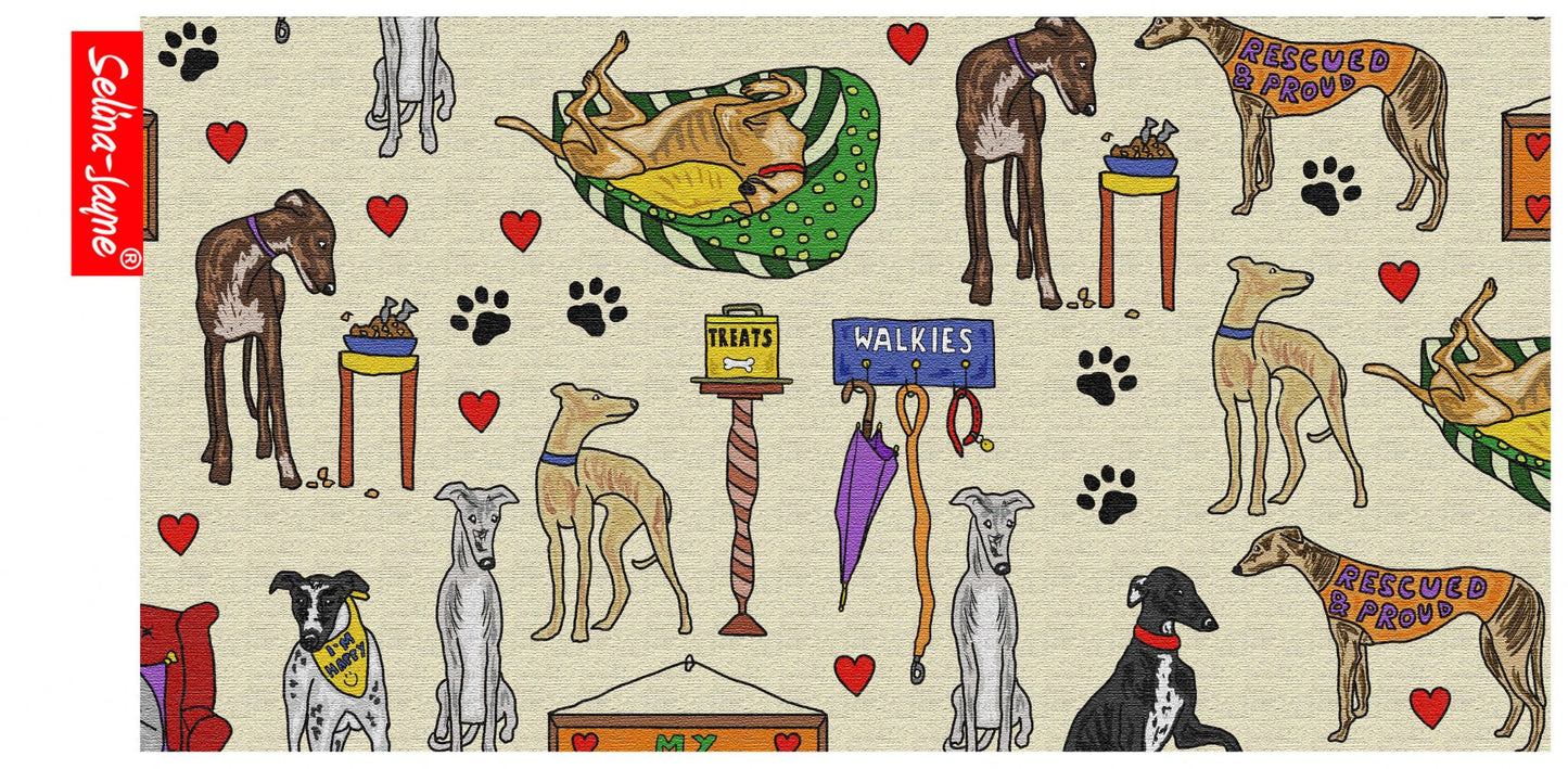 Retired Greyhound Pencil Case by Selina-Jayne