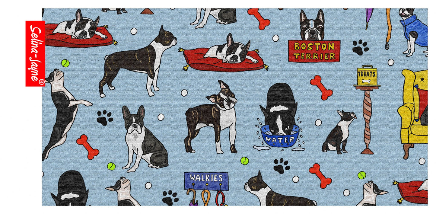 Boston Terrier Dog Pencil Case by Selina-Jayne