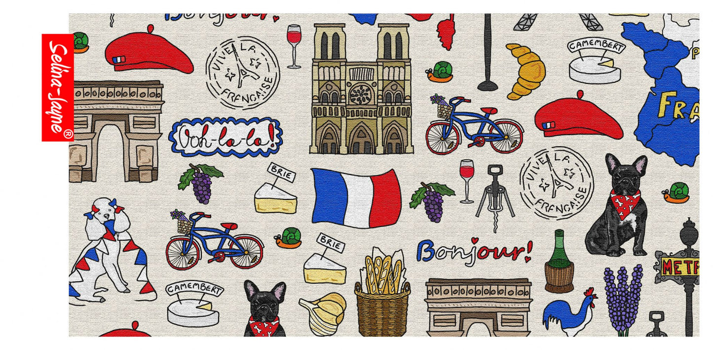 France Pencil Case by Selina-Jayne