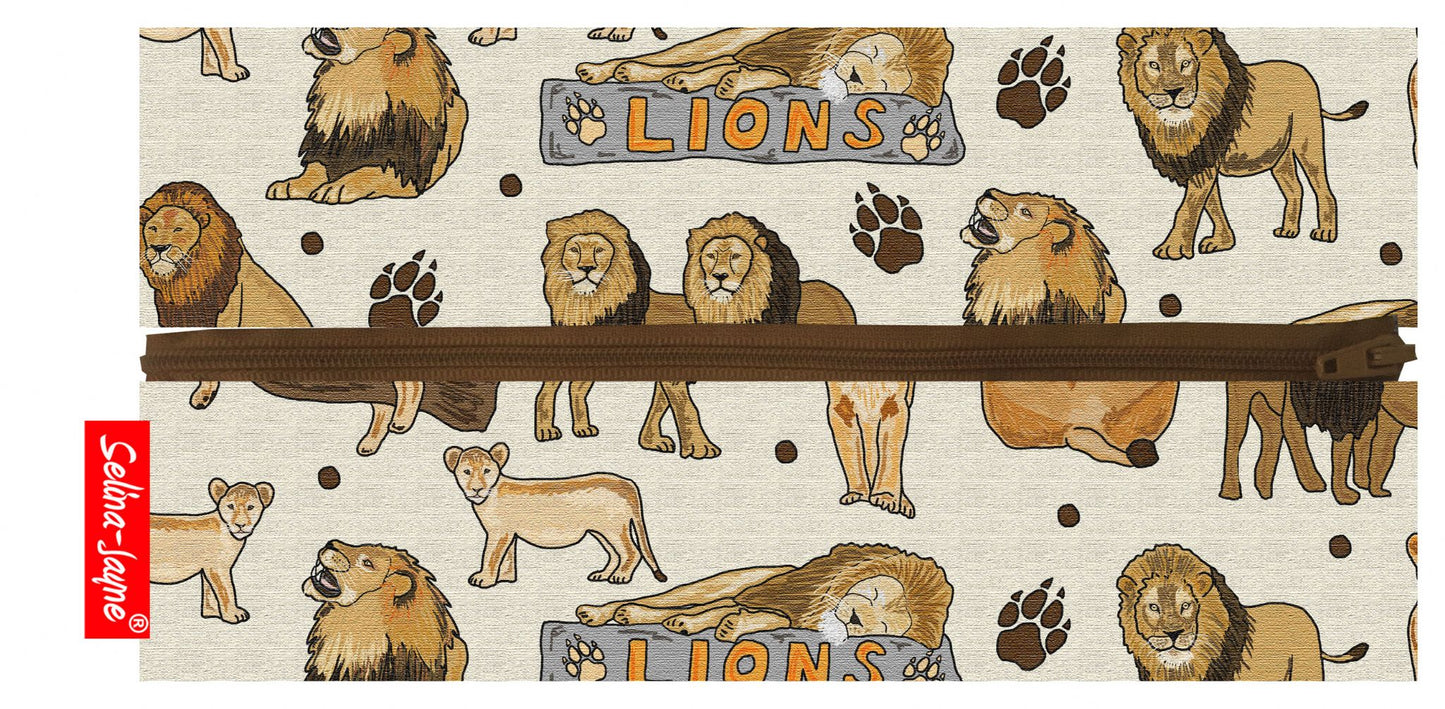 Lions Pencil Case by Selina-Jayne