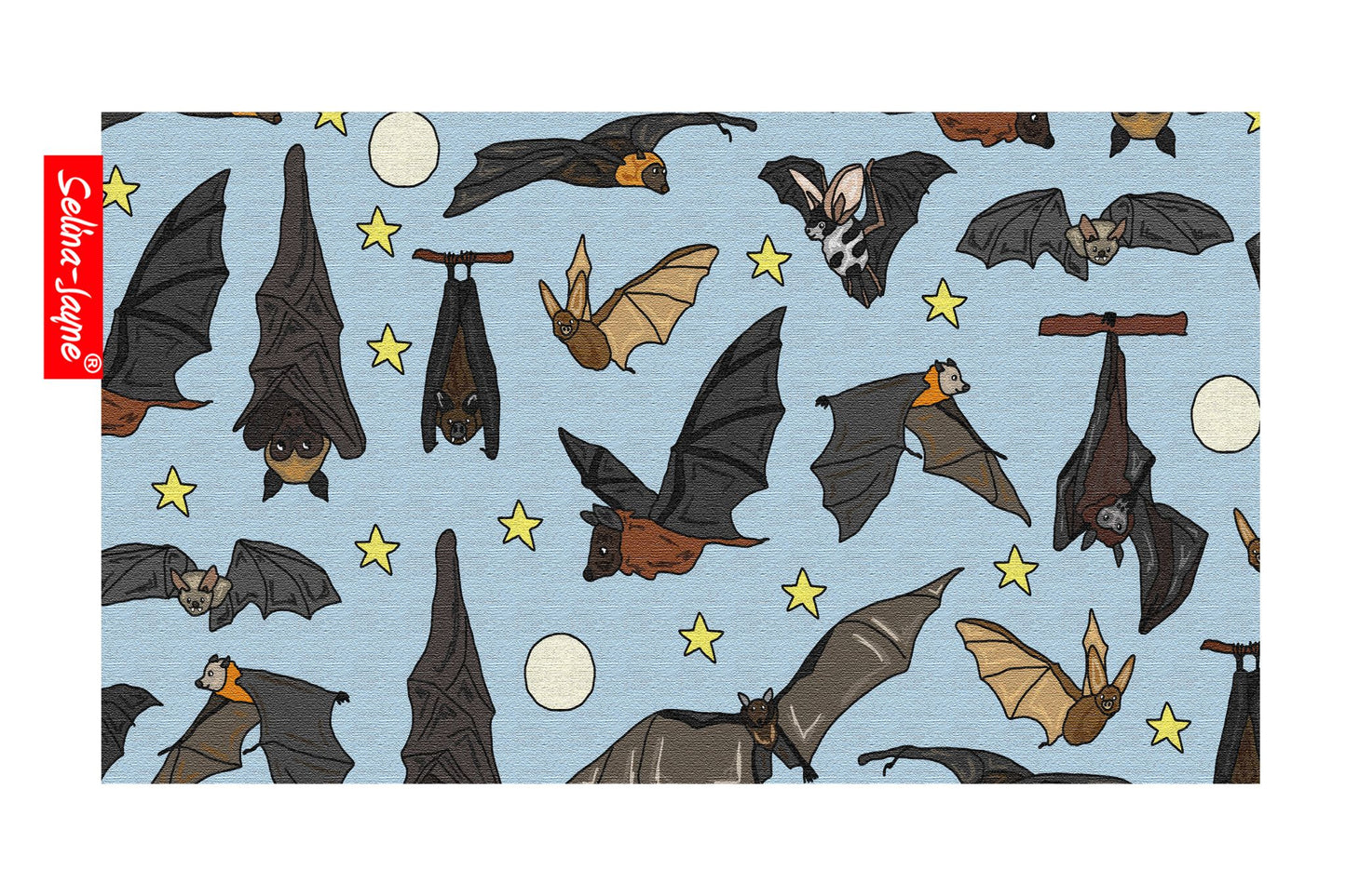 Bats Pencil Case by Selina-Jayne