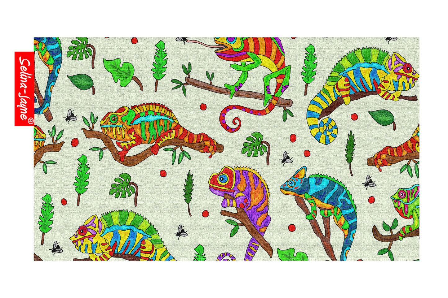 Chameleon Pencil Case by Selina-Jayne