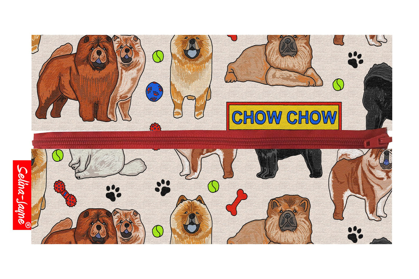 Chow Chow Pencil Case by Selina-Jayne