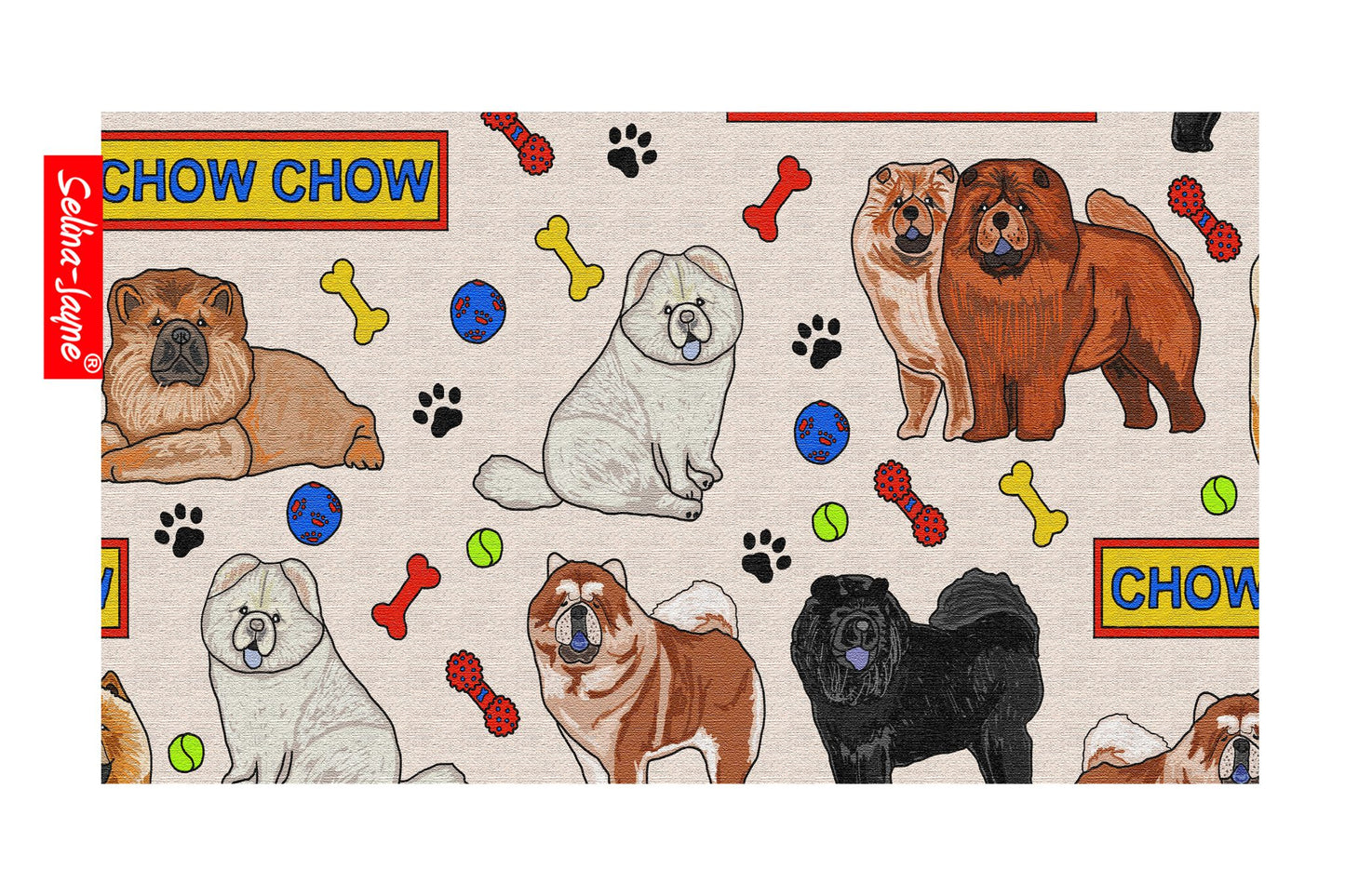 Chow Chow Pencil Case by Selina-Jayne