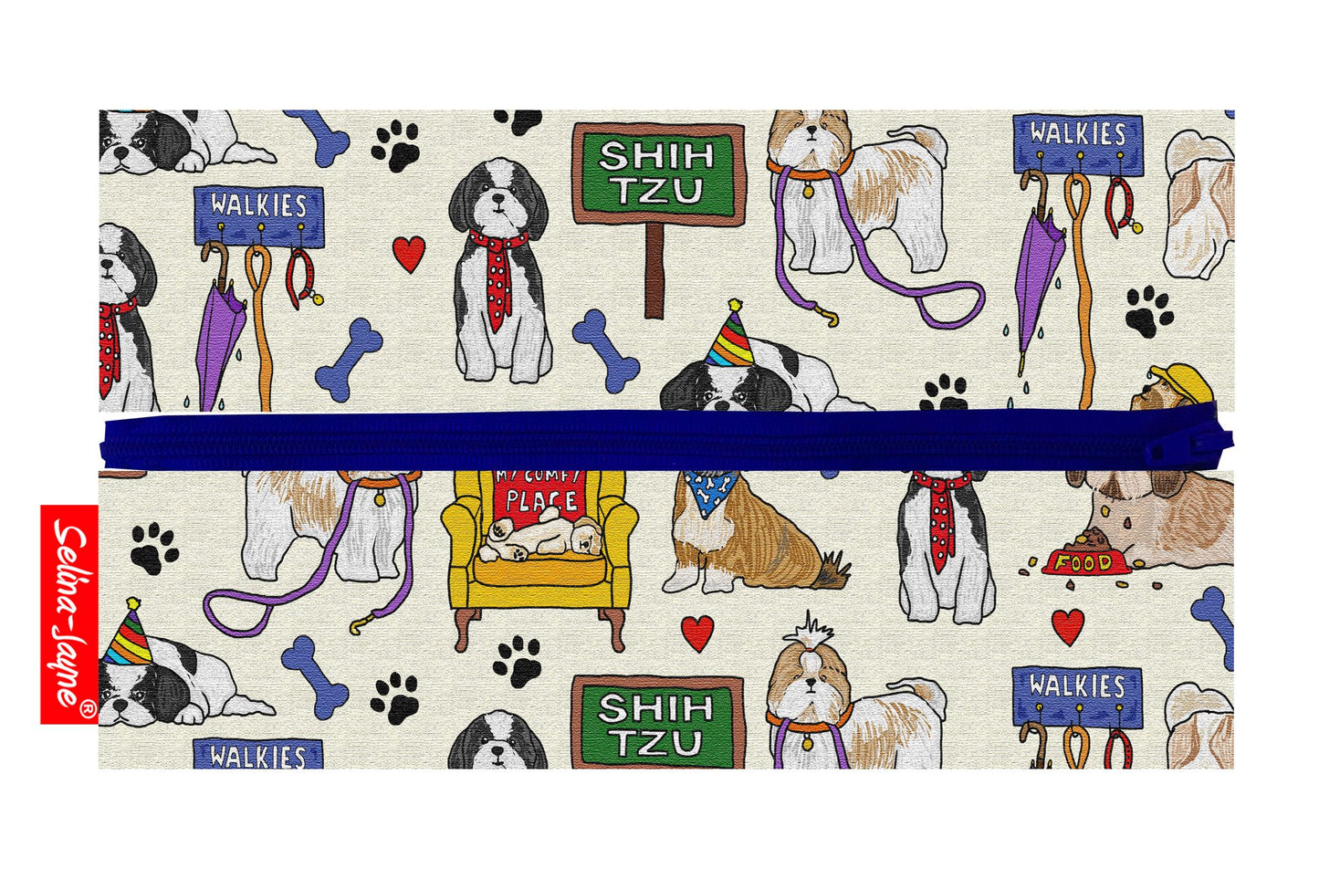 Shih Tzu Pencil Case by Selina-Jayne