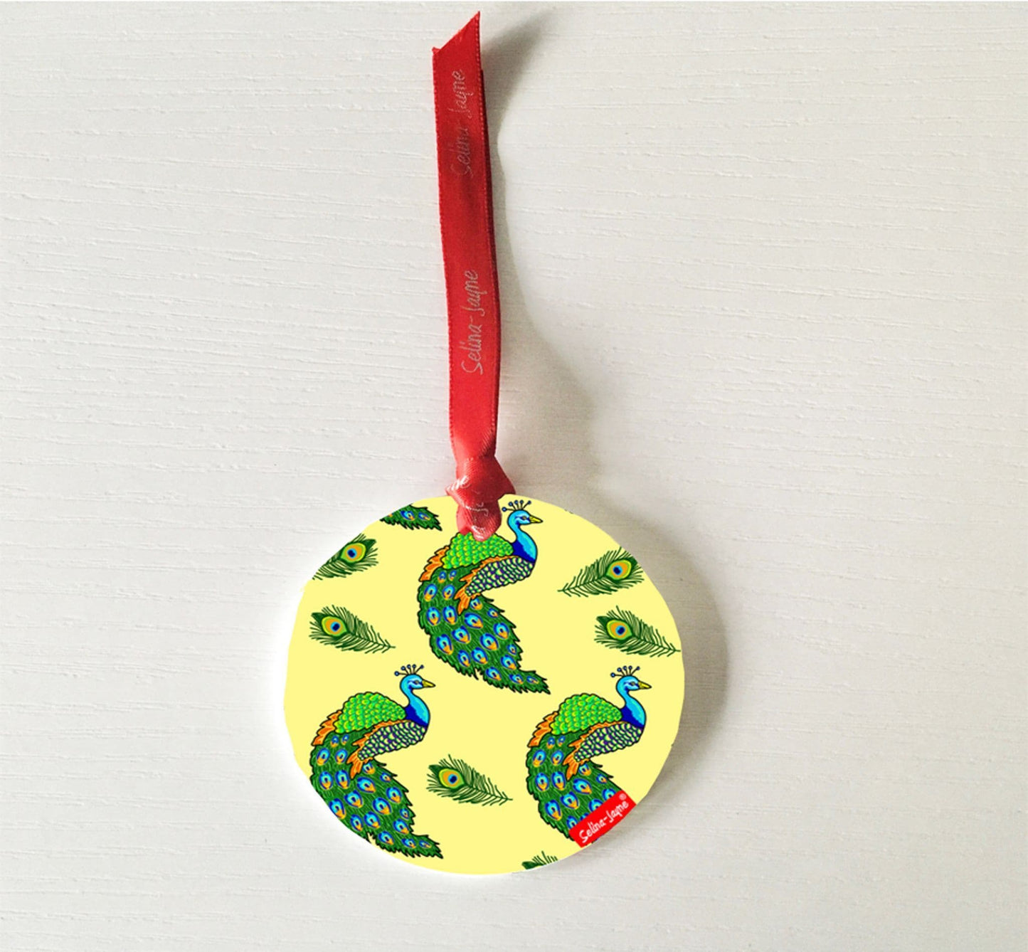Peacocks Hanging Decoration by Selina-Jayne