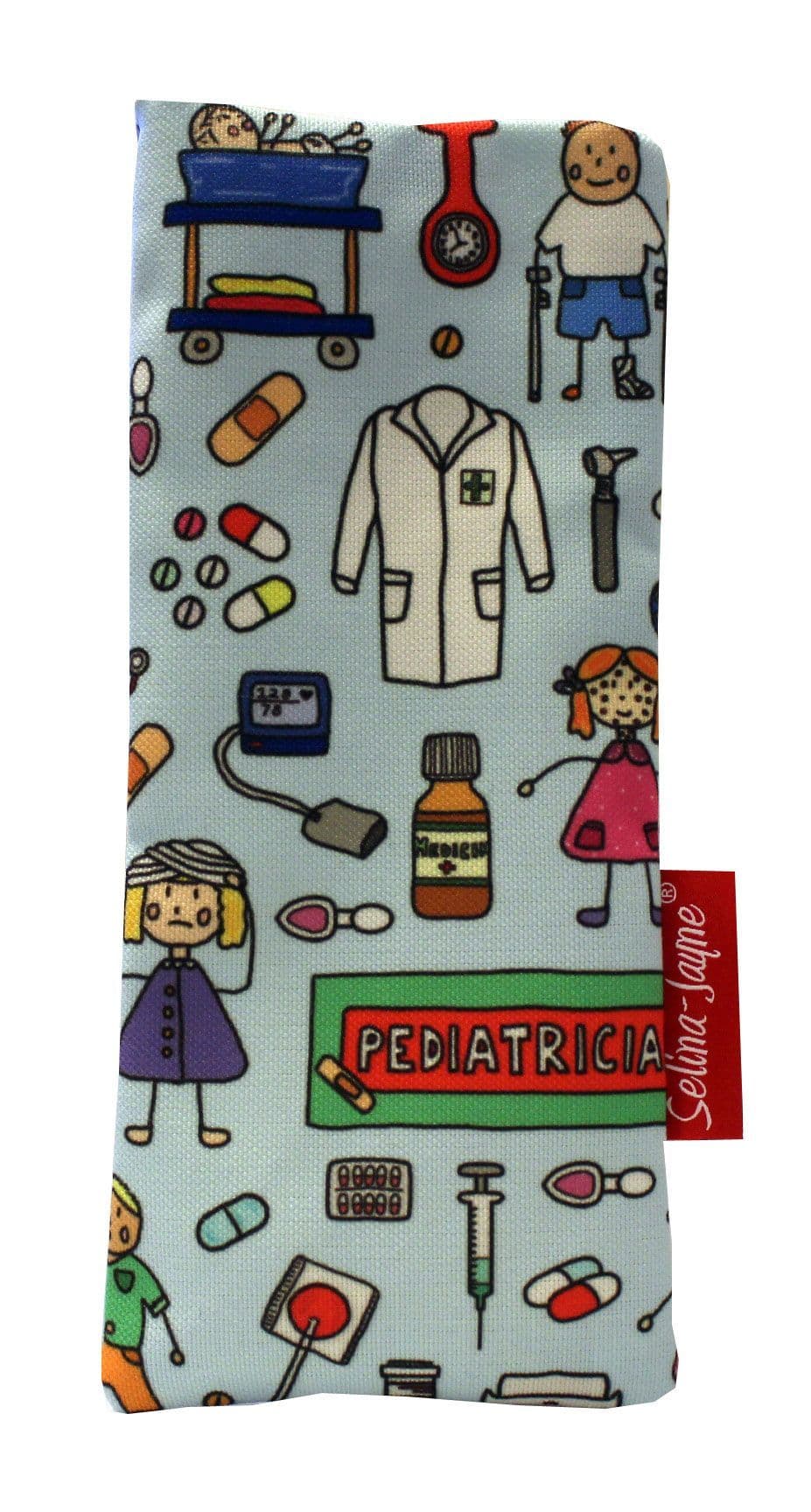 Pediatrician Soft Fabric Glasses Case by Selina-Jayne