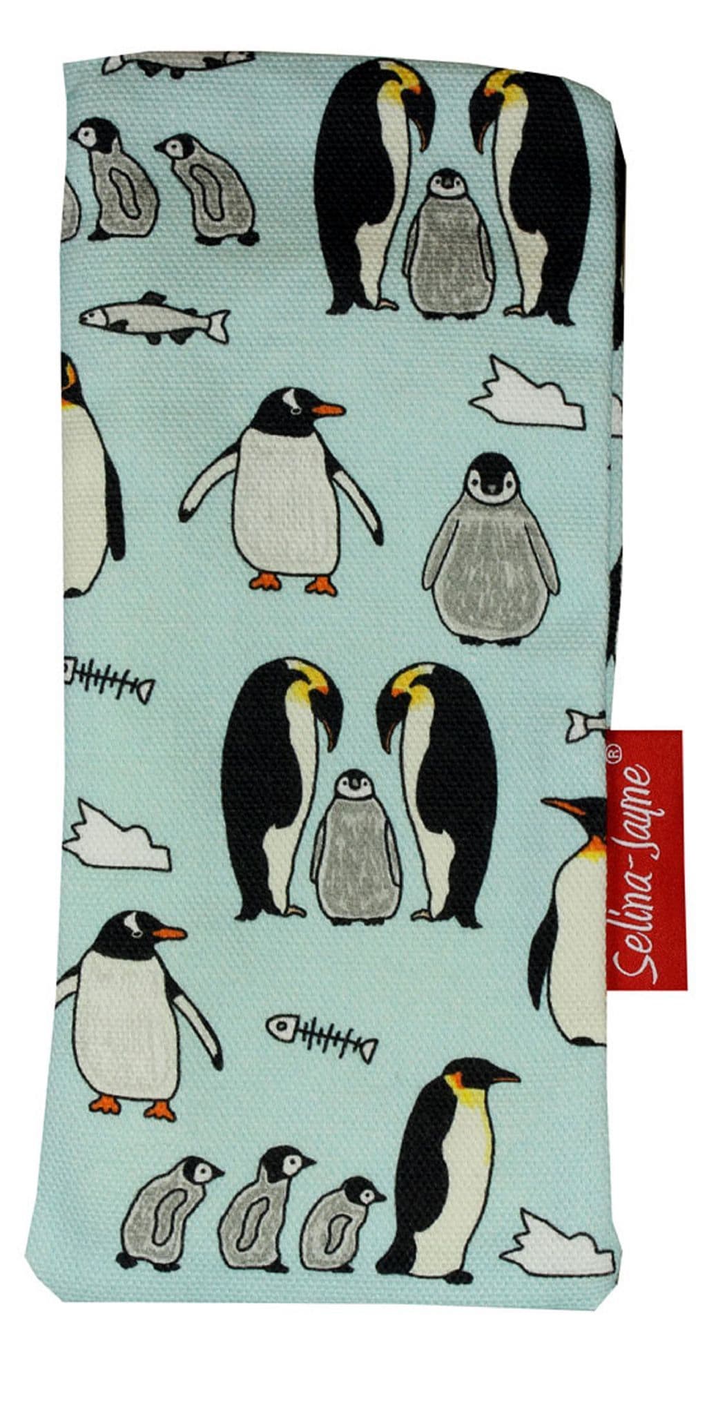 Penguins Soft Glasses Case by Selina-Jayne