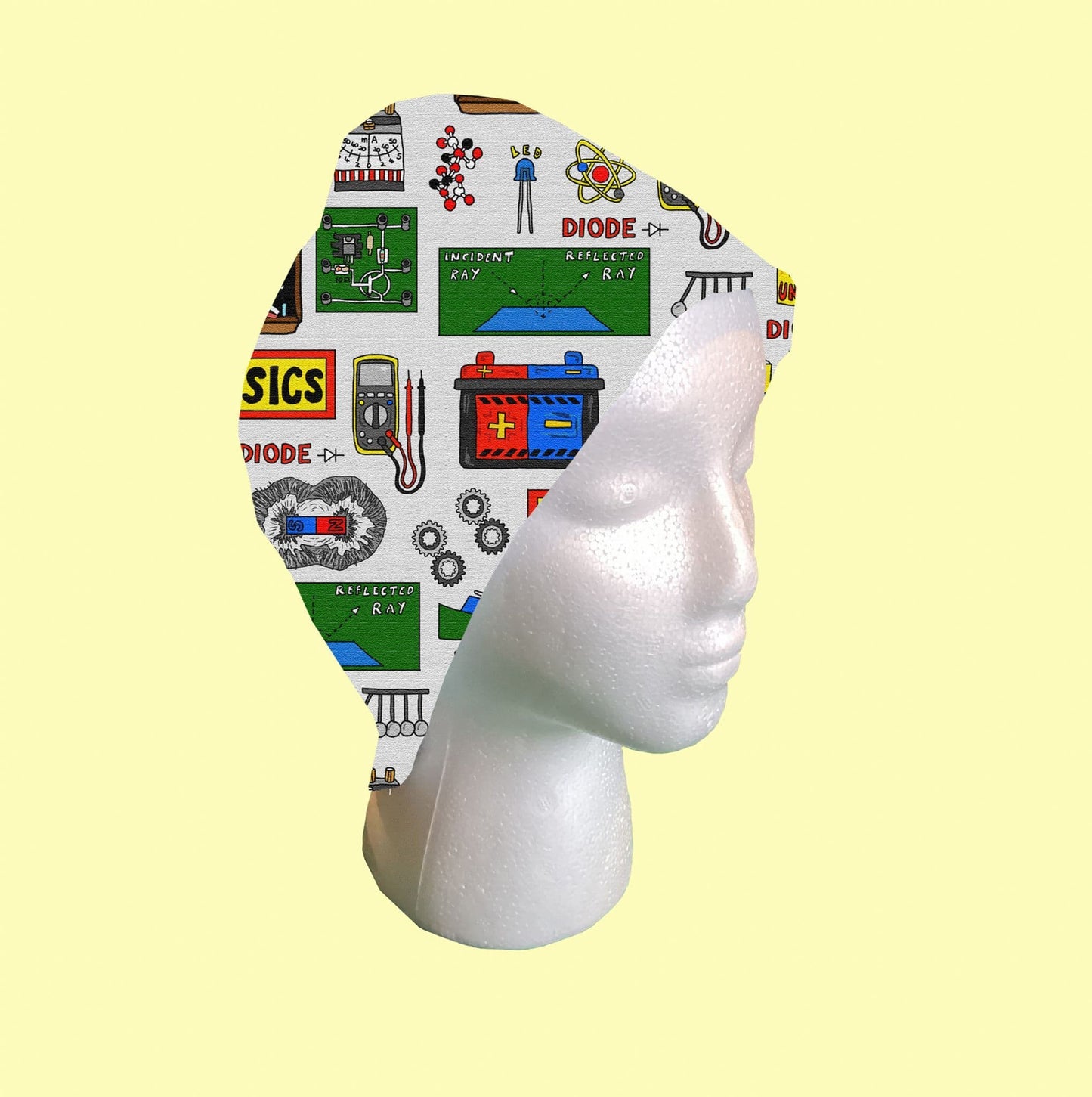 Physics Scrub Cap by Selina-Jayne