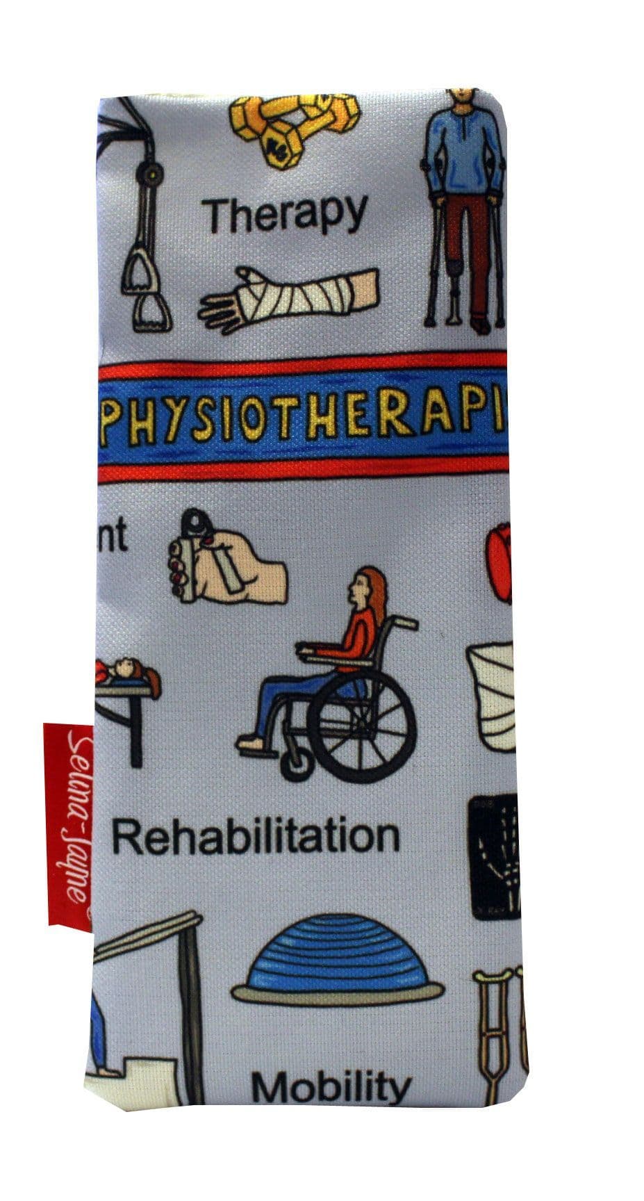 Physiotherapist Soft Fabric Glasses Case by Selina-Jayne