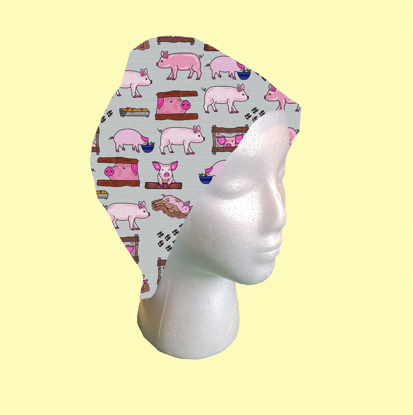 Pigs Scrub Cap by Selina-Jayne