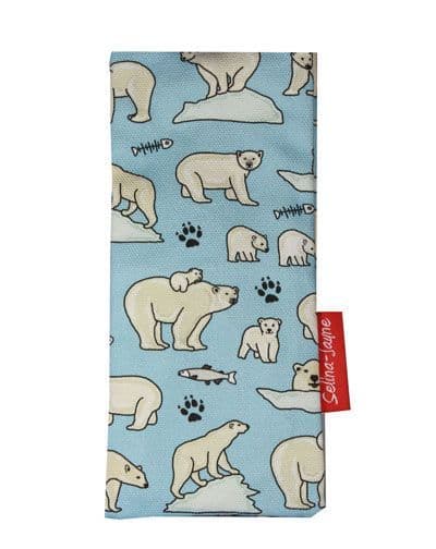 Polar Bear Soft Glasses Case by Selina-Jayne