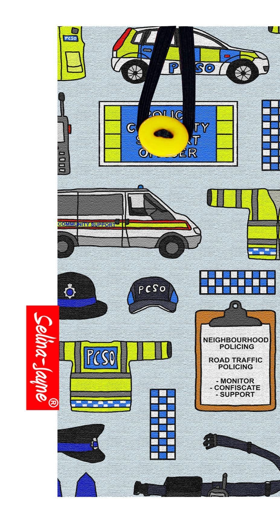 Police Community Support Officer Glasses Case Soft Fabric by Selina-Jayne