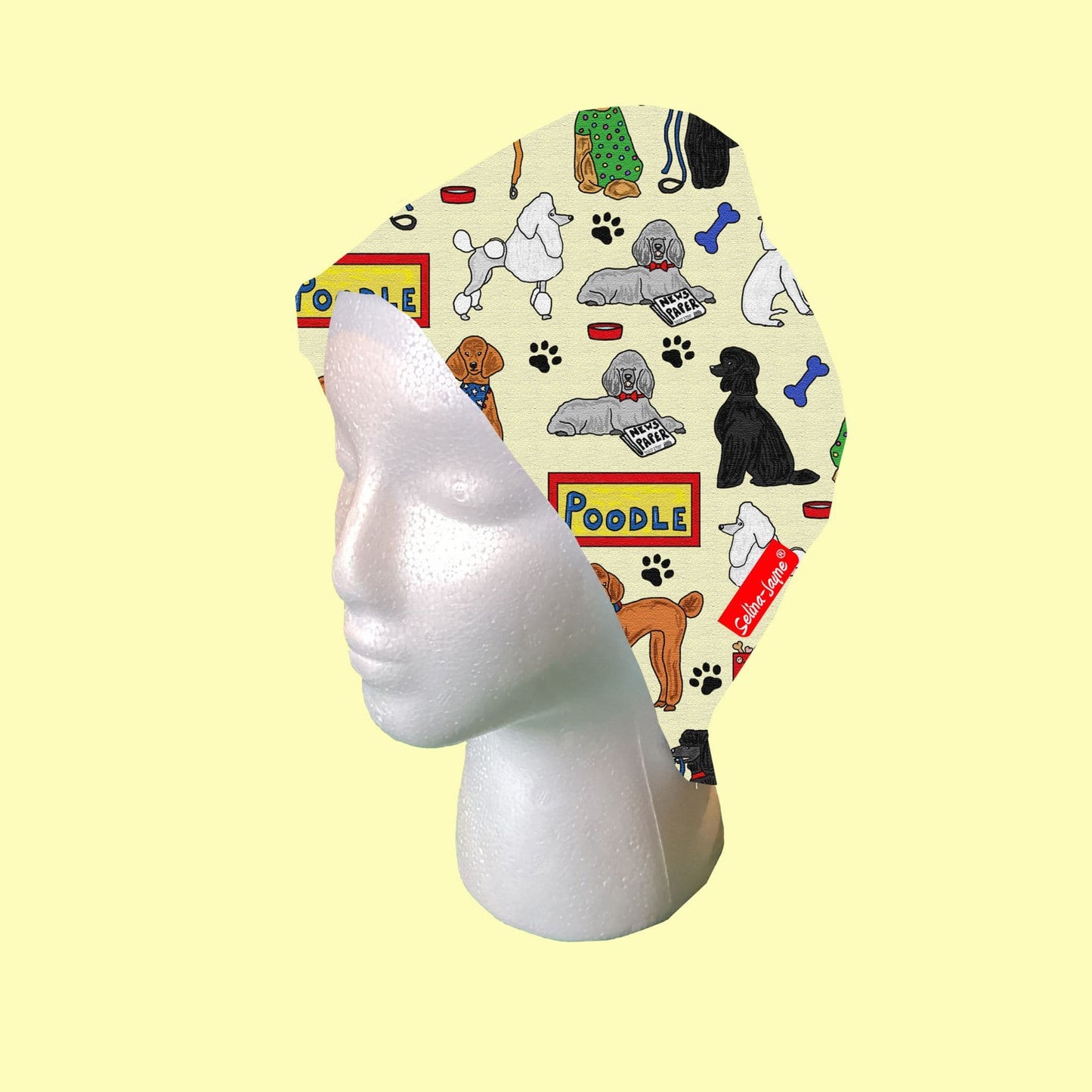 Poodle Scrub Cap by Selina-Jayne