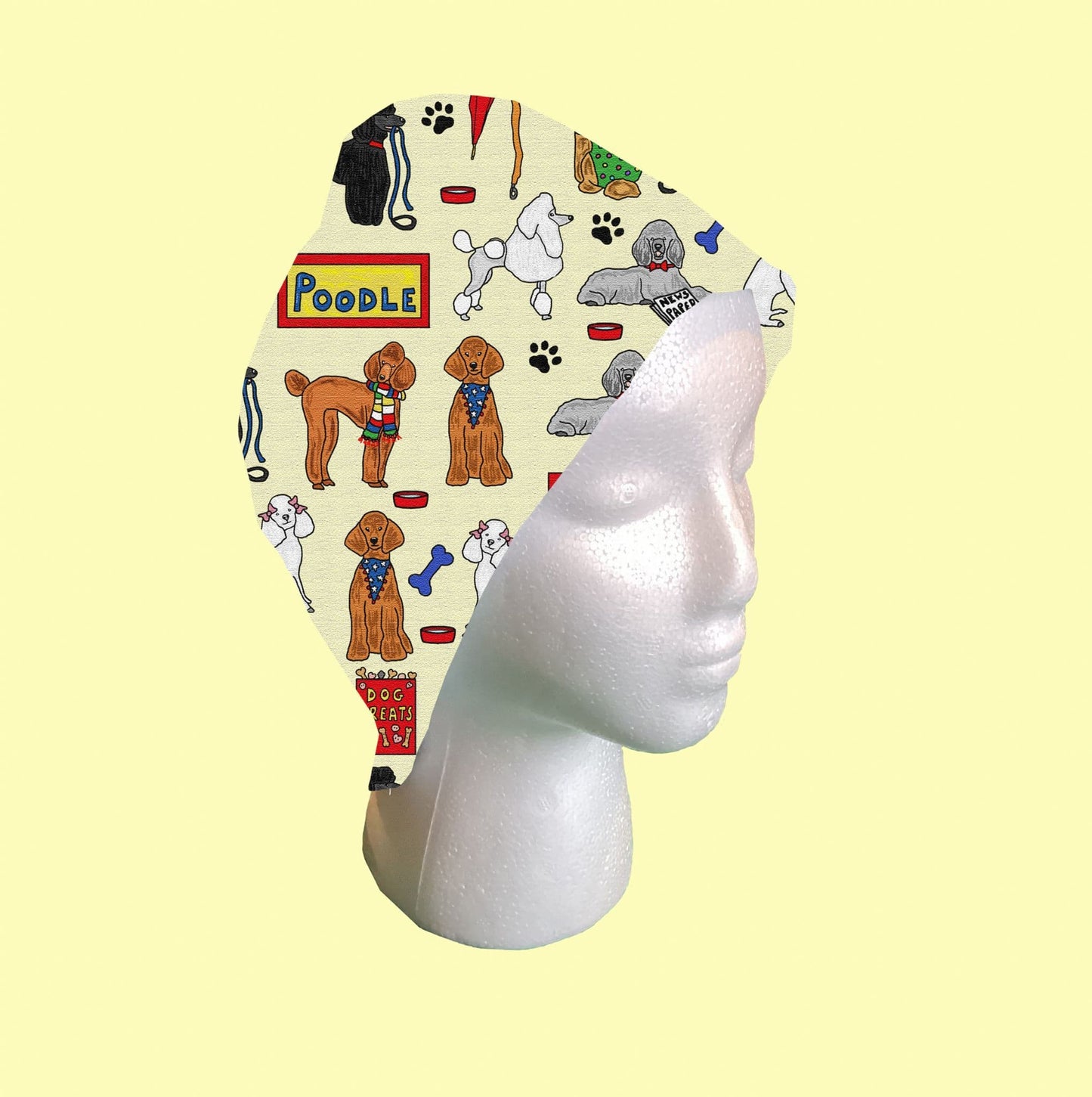 Poodle Scrub Cap by Selina-Jayne