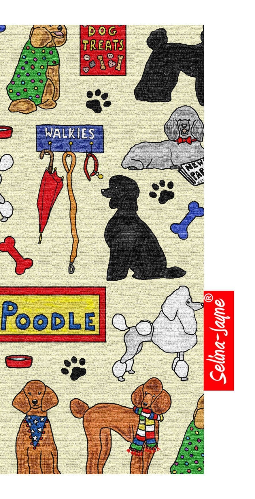 Poodle Soft Glasses Case by Selina-Jayne