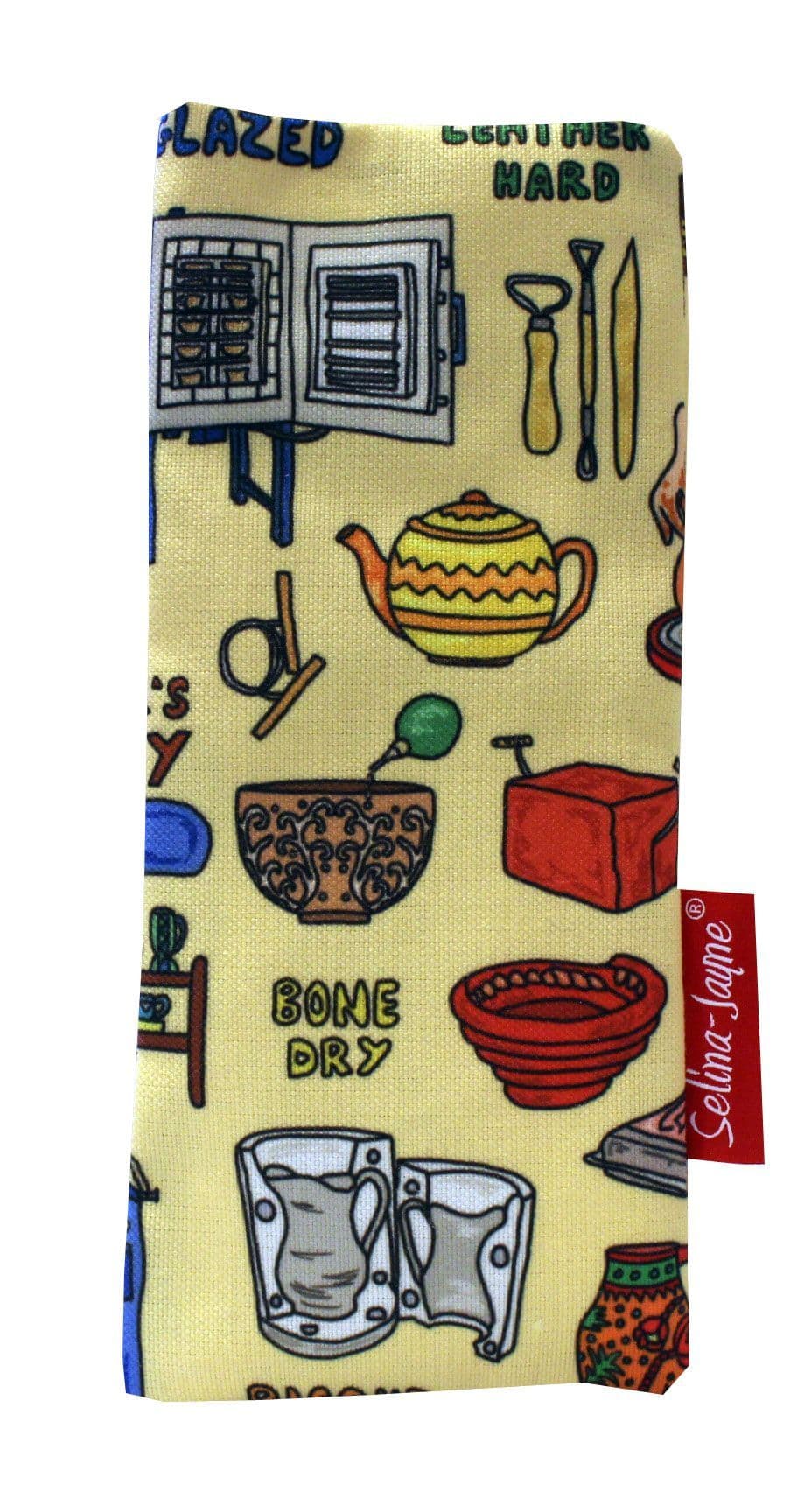 Potter Ceramicist Soft Fabric Glasses Case by Selina-Jayne