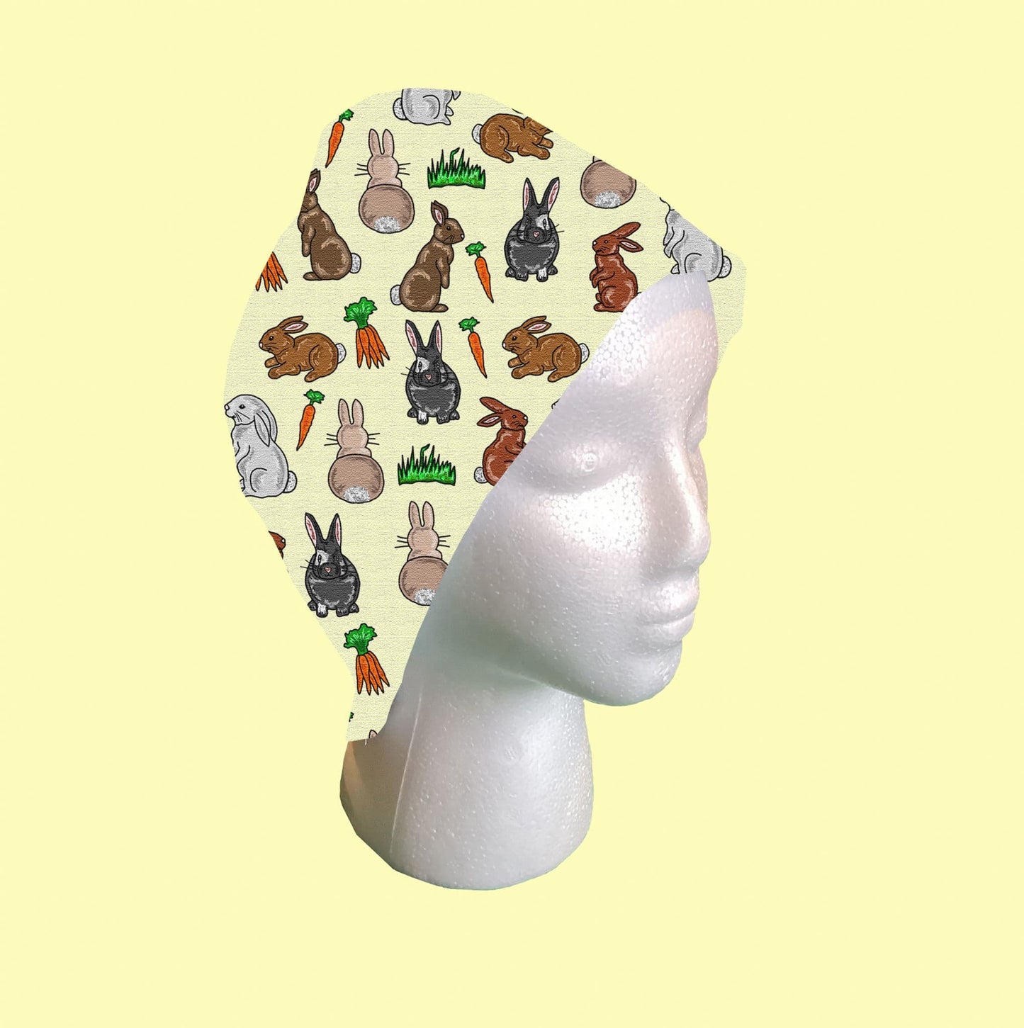 Rabbits Scrub Cap by Selina-Jayne