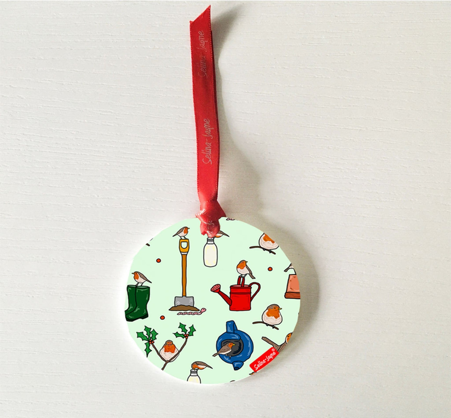 Robins Hanging Decoration by Selina-Jayne