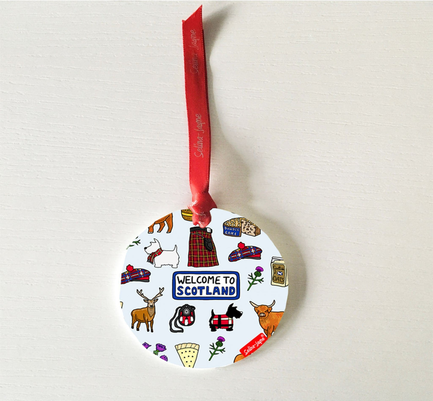 Scotland Hanging Decoration by Selina-Jayne