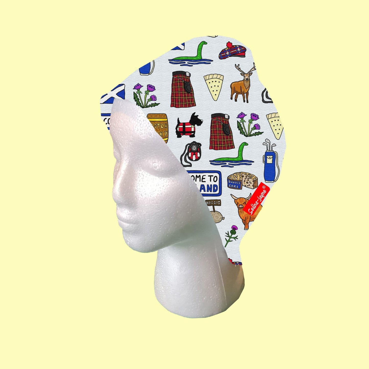 Scotland Scrub Cap by Selina-Jayne