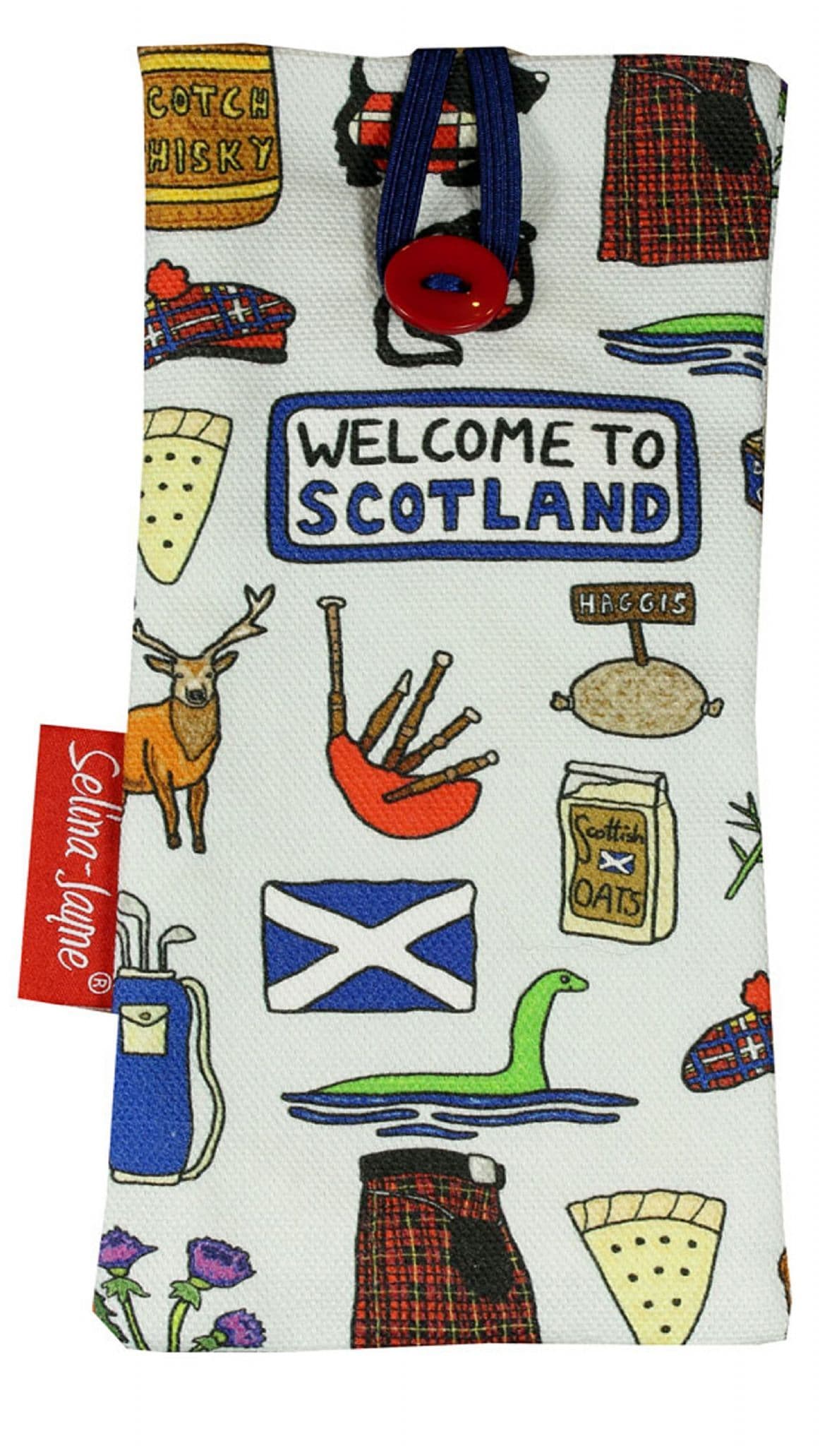 Scotland Soft Glasses Case by Selina-Jayne