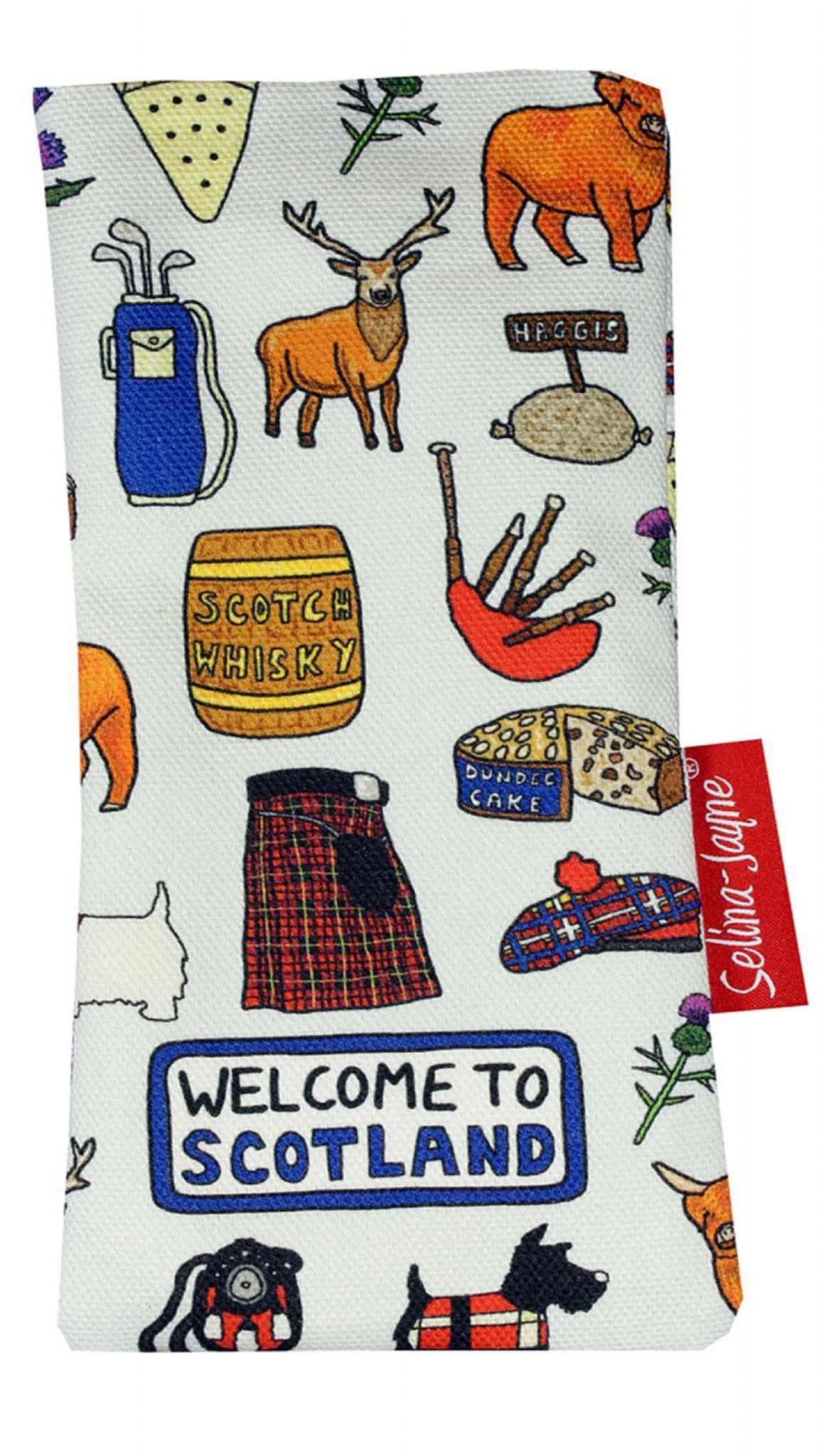 Scotland Soft Glasses Case by Selina-Jayne