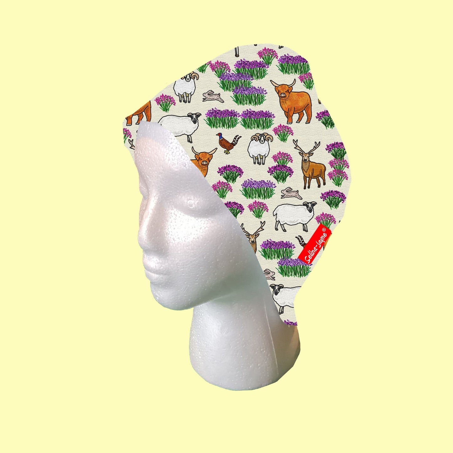 Scottish Highlands Scrub Cap by Selina-Jayne