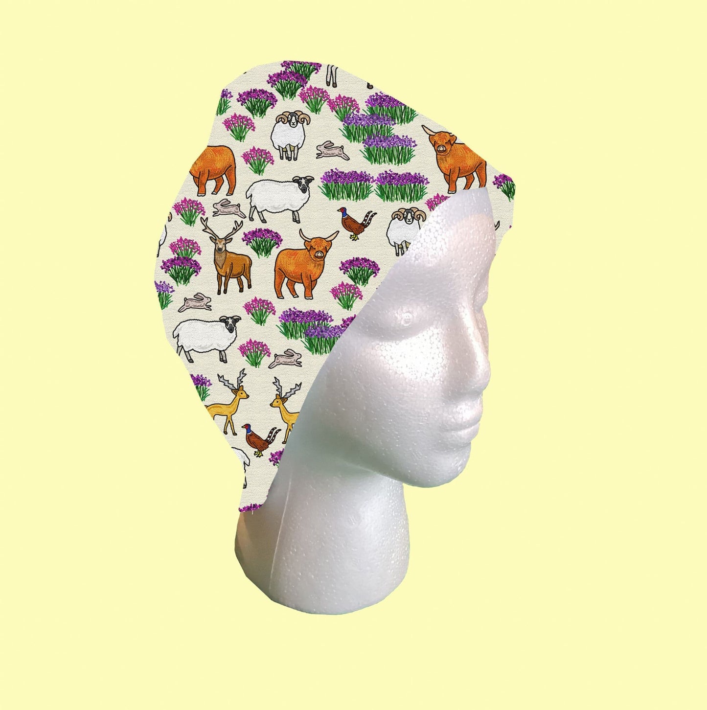 Scottish Highlands Scrub Cap by Selina-Jayne