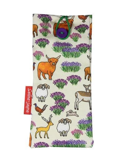 Scottish Highlands Soft Glasses Case by Selina-Jayne