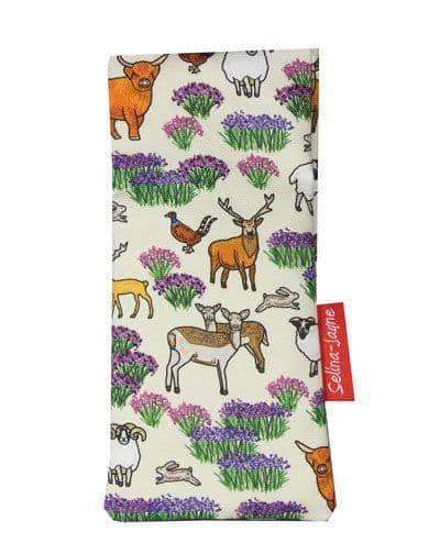 Scottish Highlands Soft Glasses Case by Selina-Jayne