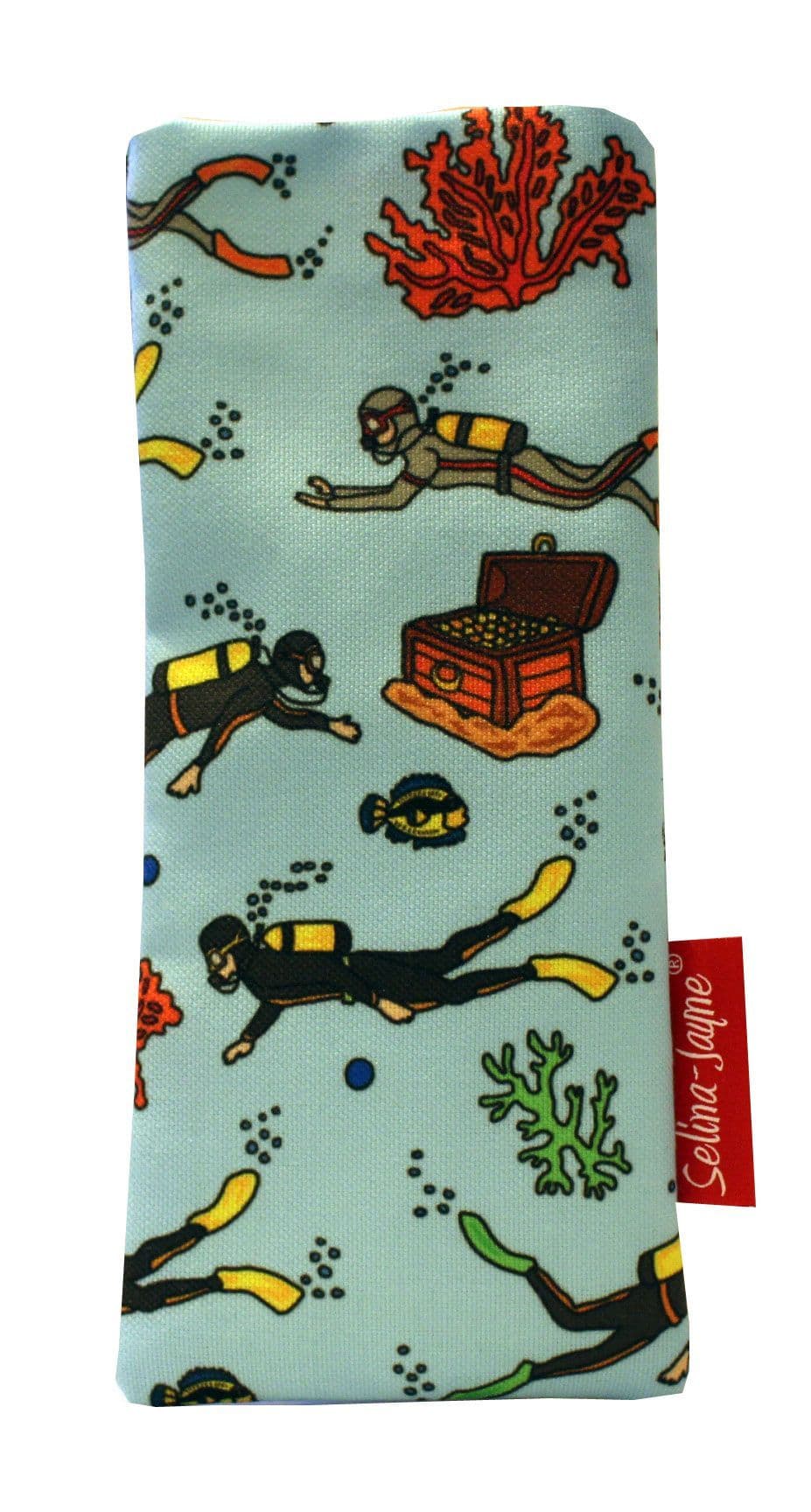 Scuba Diving Soft Fabric Glasses Case by Selina-Jayne