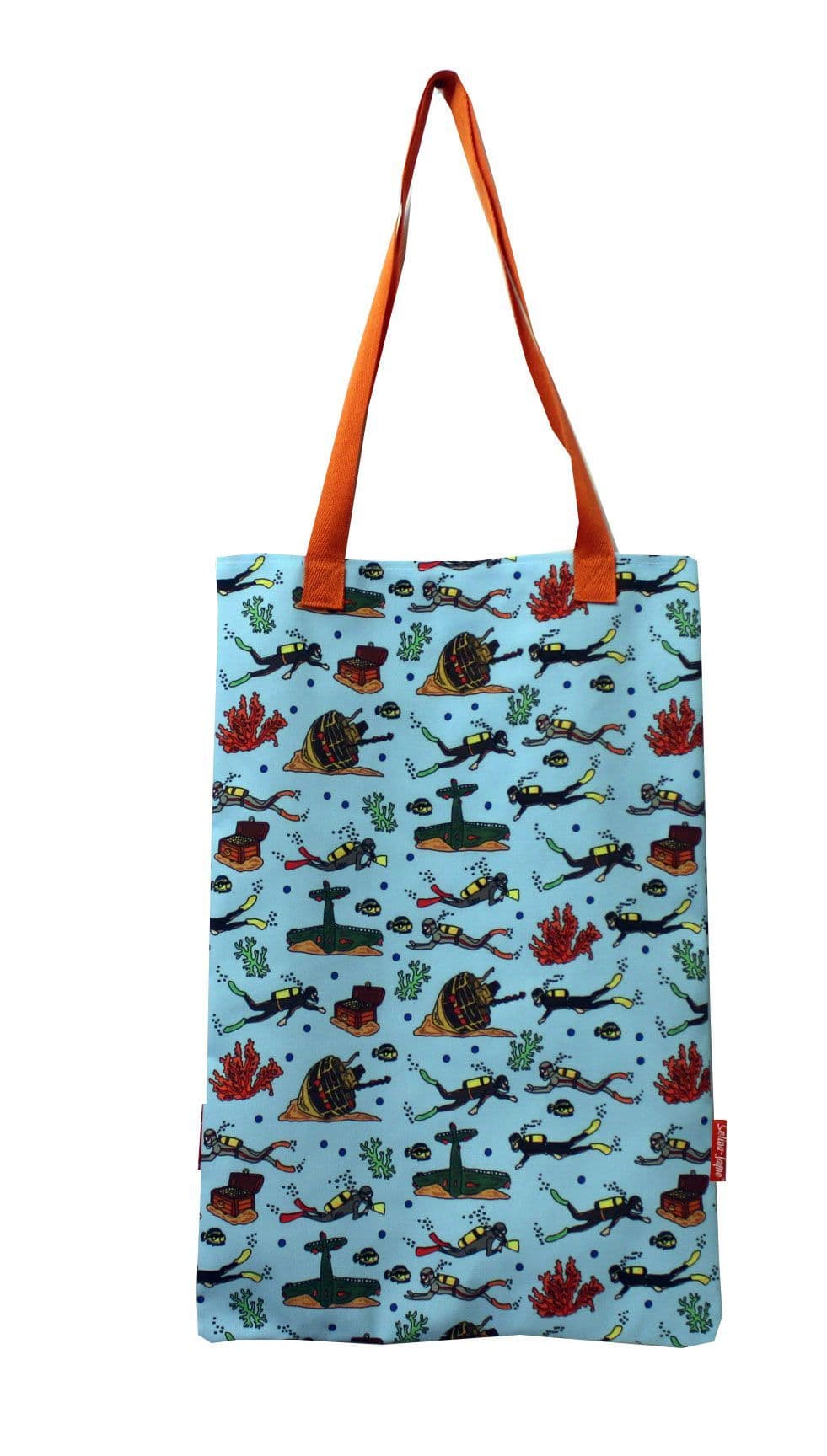 Scuba Diving Tote Bag by Selina-Jayne