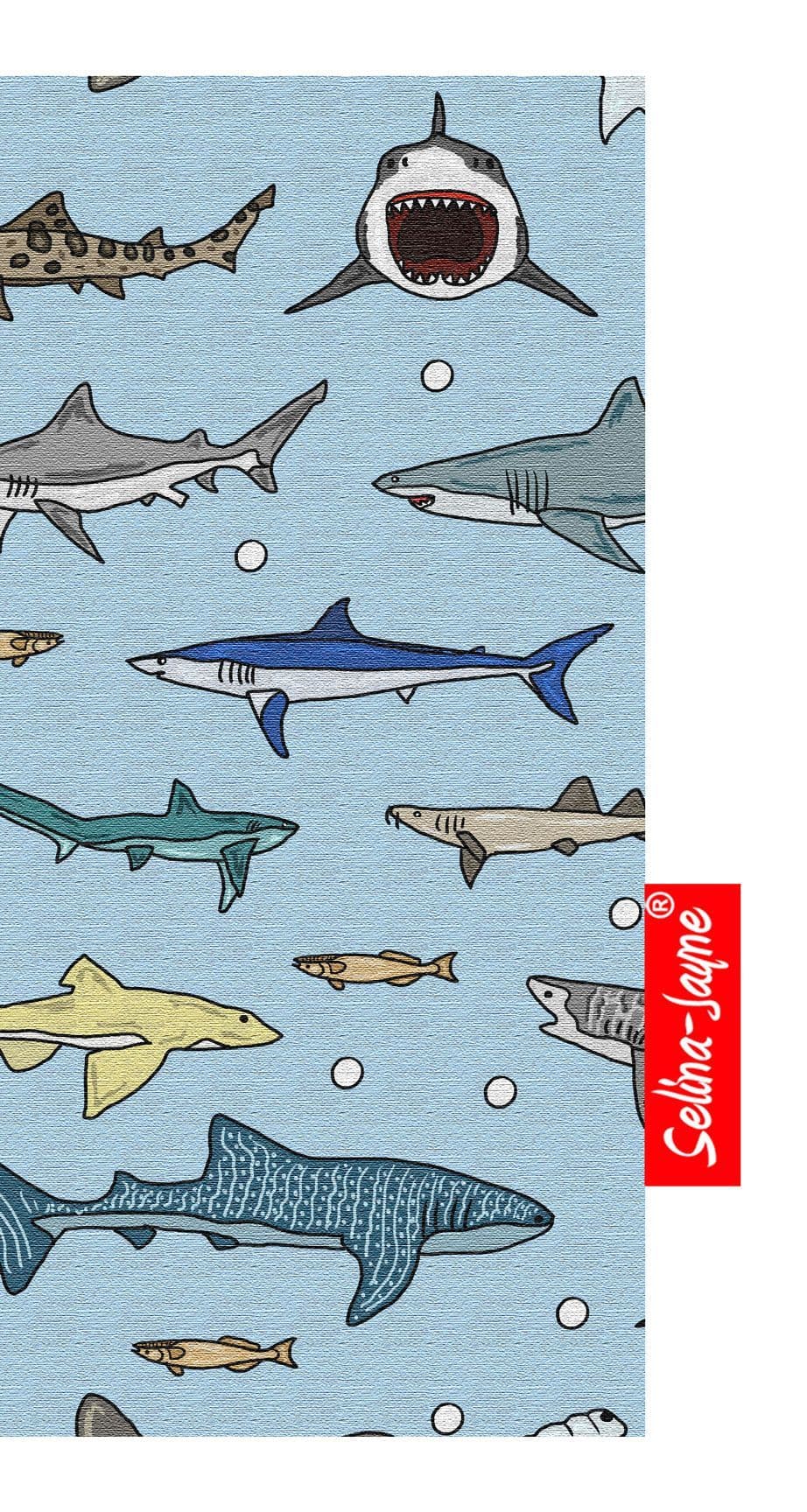 Sharks Soft Glasses Case by Selina-Jayne