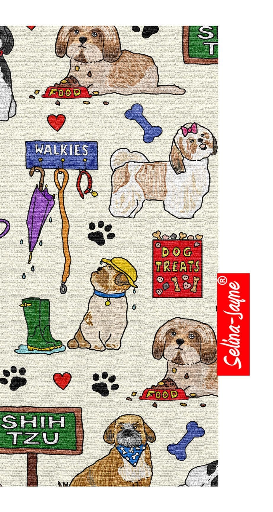 Shih Tzu Glasses Case Soft Fabric by Selina-Jayne