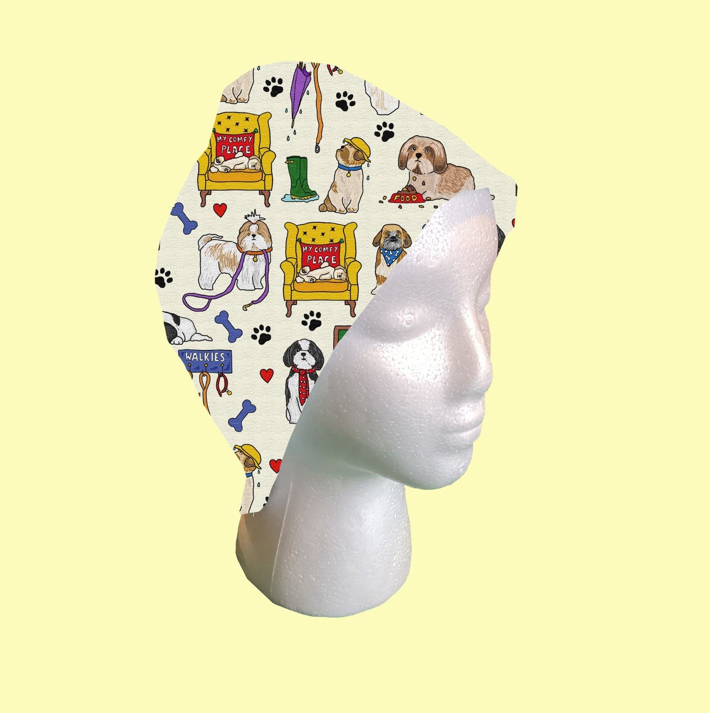 Shih Tzu Scrub Cap by Selina-Jayne