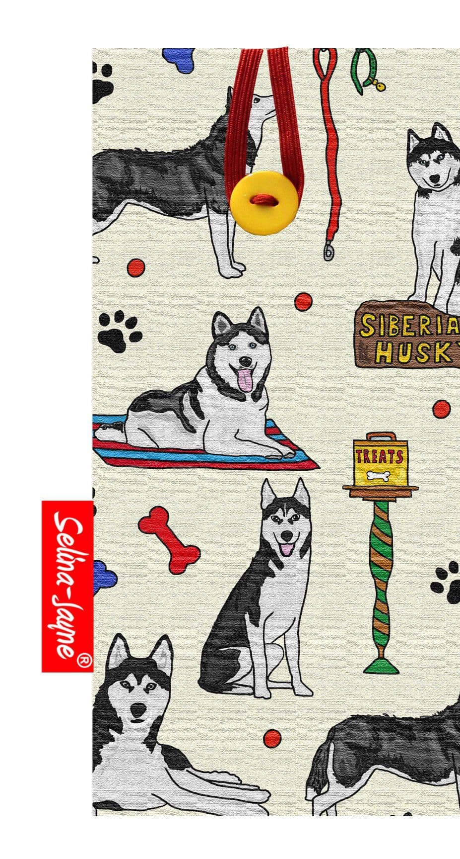 Siberian Husky Dog Soft Glasses Case by Selina-Jayne