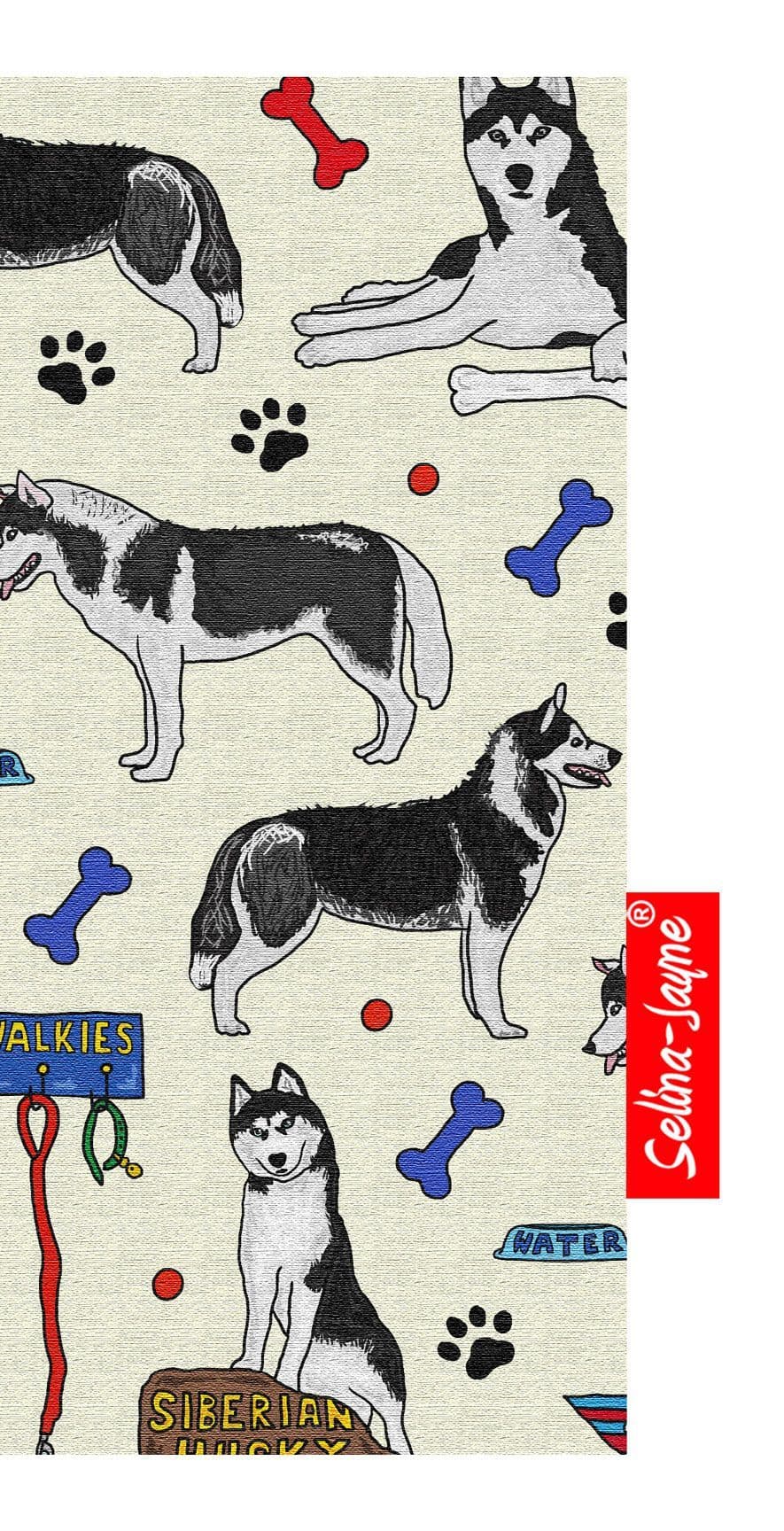 Siberian Husky Dog Soft Glasses Case by Selina-Jayne