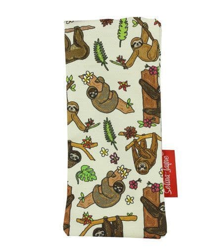Sloth Soft Glasses Case by Selina-Jayne