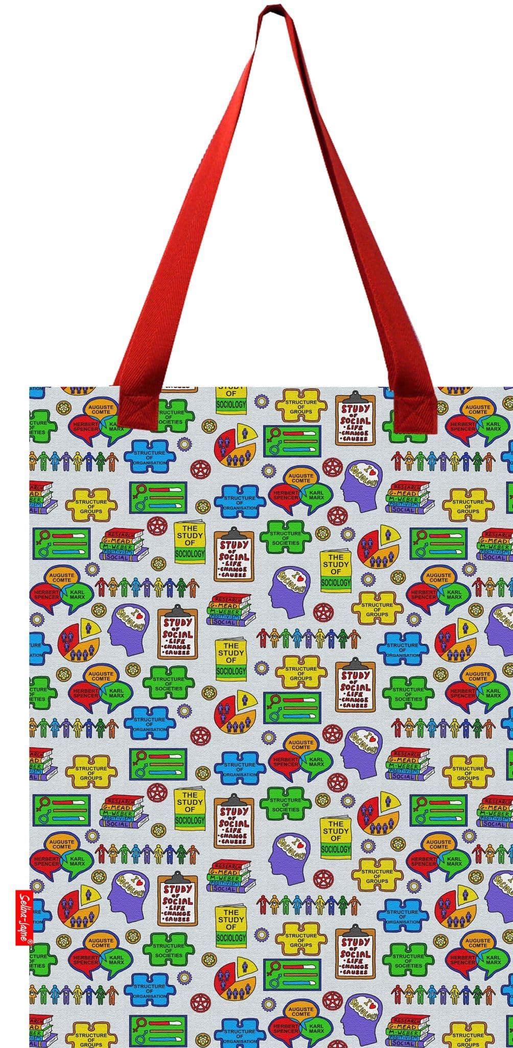 Sociology Tote Bag by Selina-Jayne