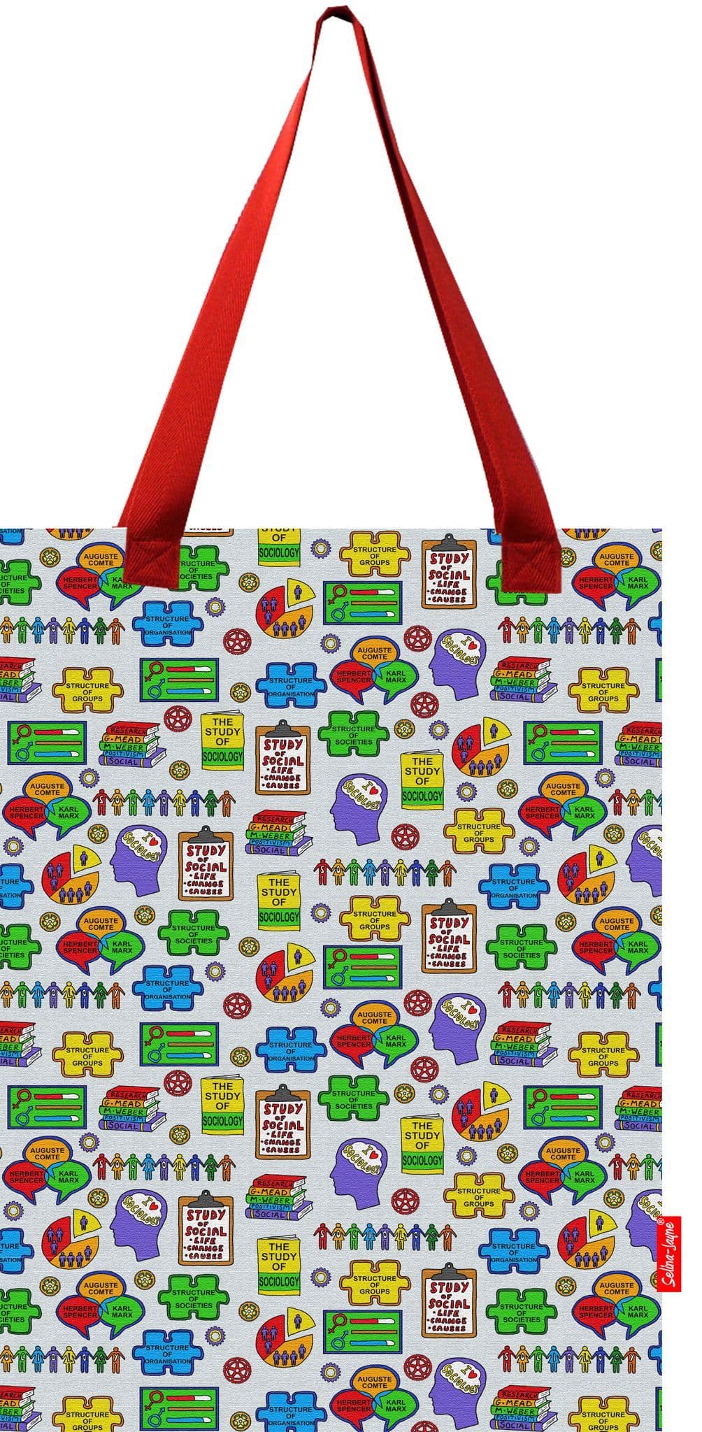 Sociology Tote Bag by Selina-Jayne