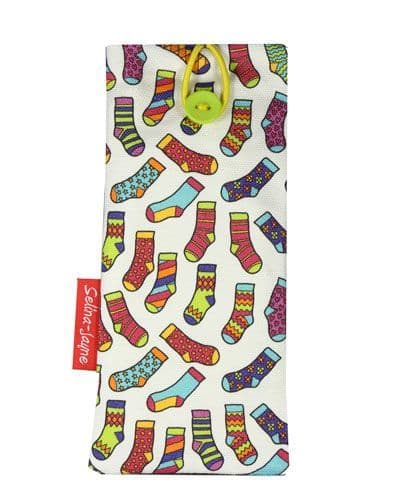 Socks Soft Glasses Case by Selina-Jayne