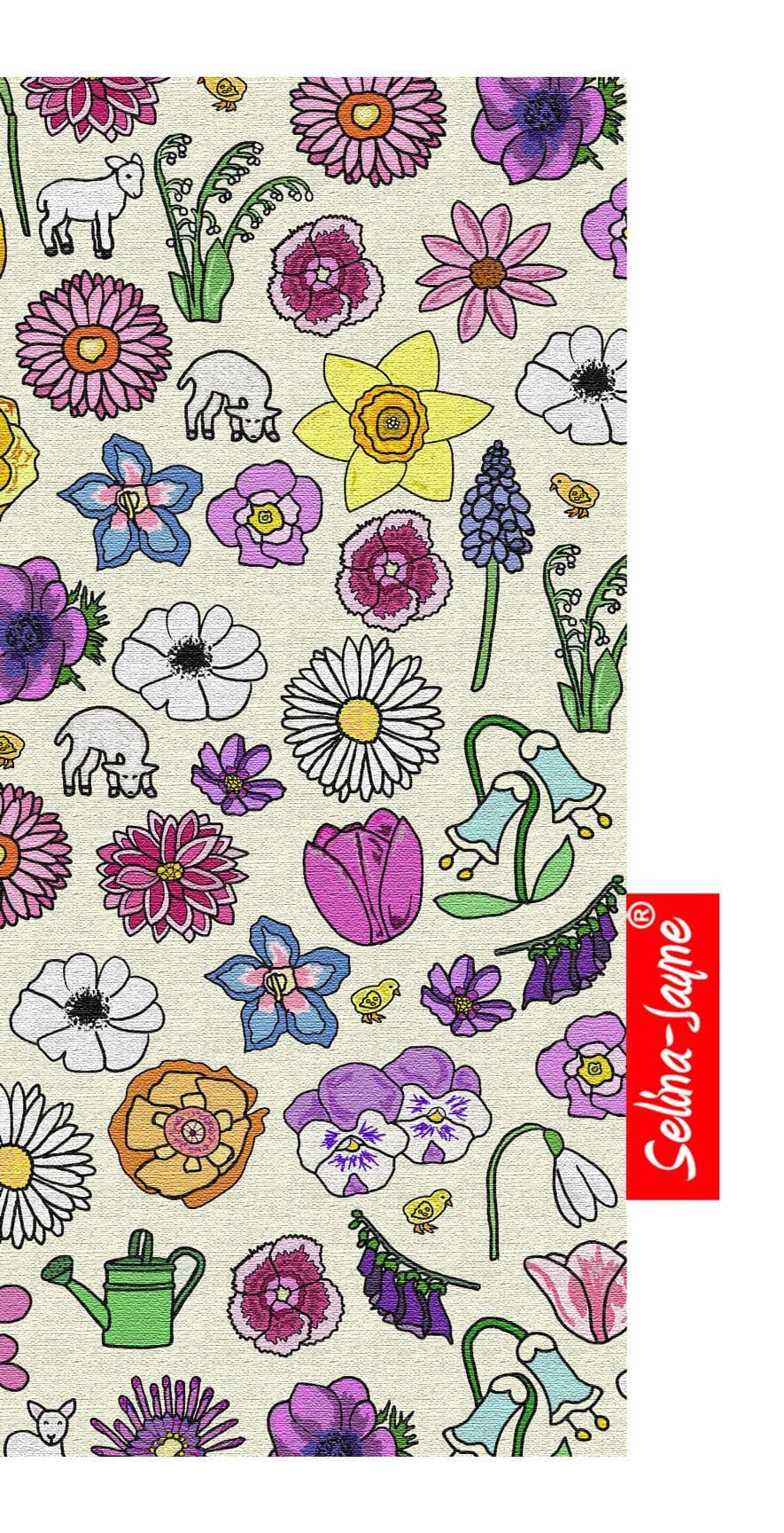 Spring Meadow Soft Glasses Case by Selina-Jayne