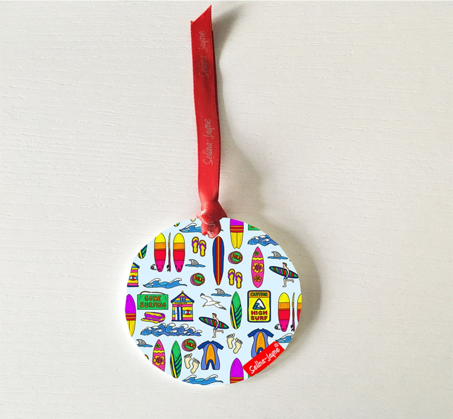 Surfer Hanging Decoration by Selina-Jayne