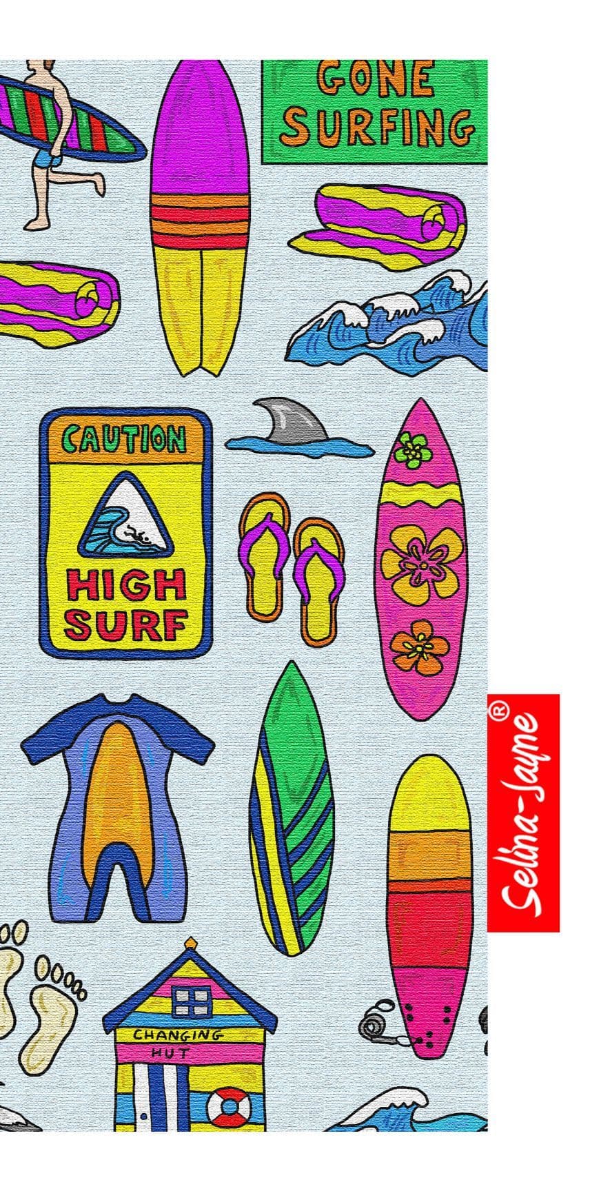 Surfer Soft Glasses Case by Selina-Jayne