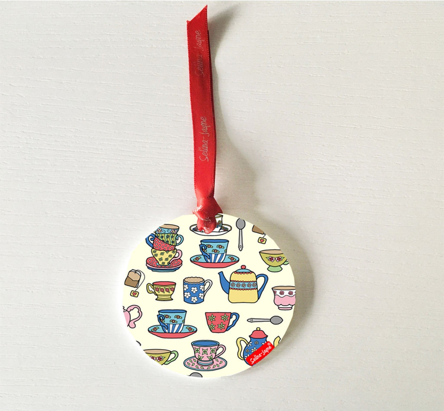 Teacups Hanging Decoration by Selina-Jayne