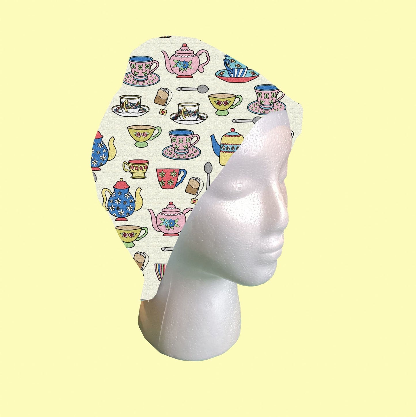 Teacups Scrub Cap by Selina-Jayne