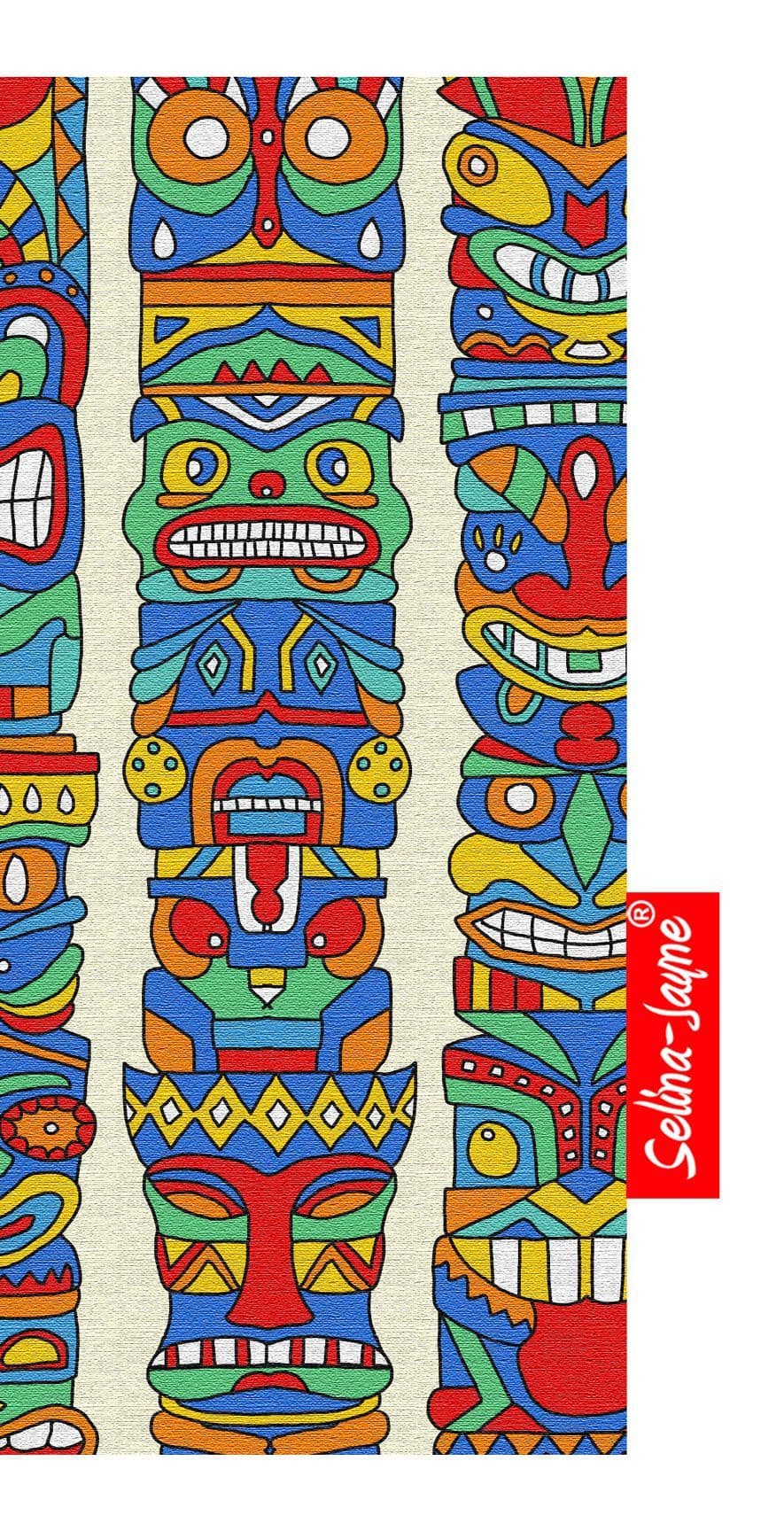 Totem Poles Soft Glasses Case by Selina-Jayne