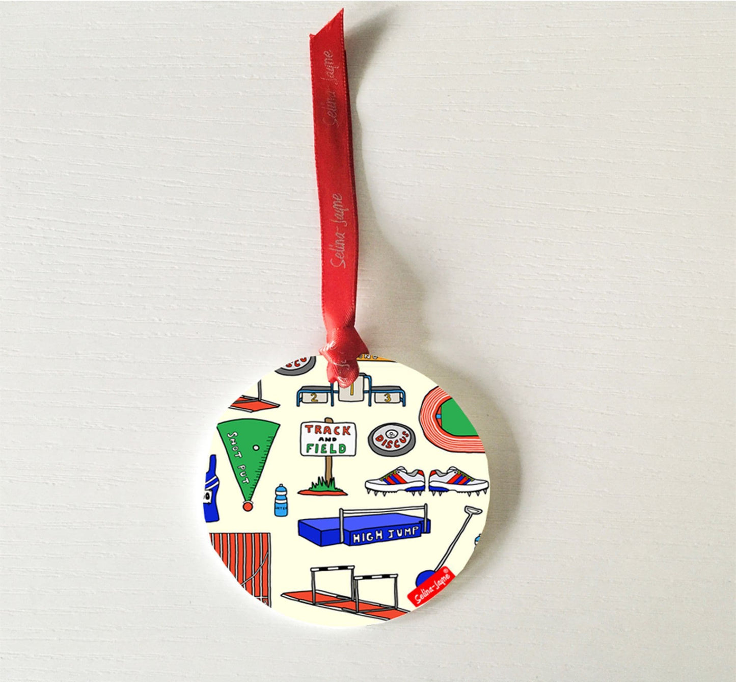 Track and Field Hanging Decoration by Selina-Jayne